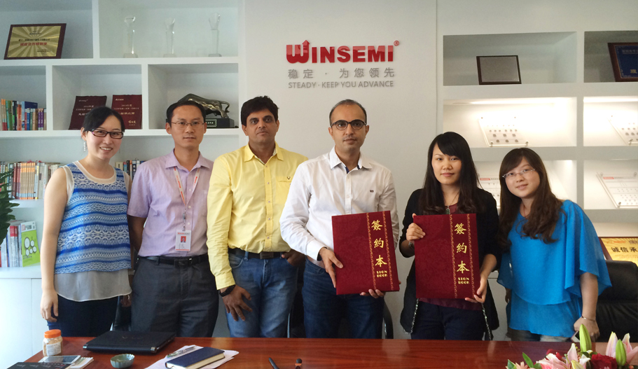 Winsemi strongly develop India market, authorized MICRO. IMPEX as general agent
