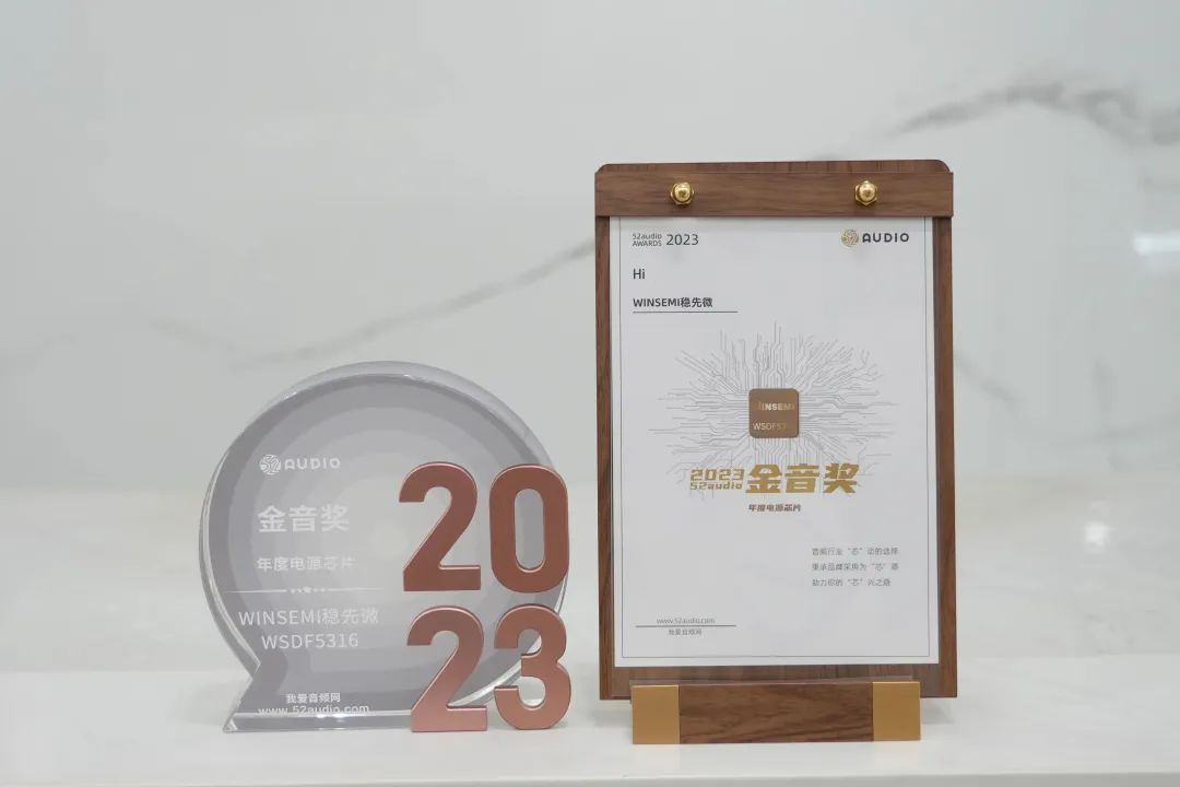 2023金音奖｜稳先微WSDF5316荣获年度电源芯片奖项